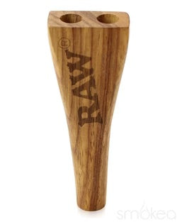 Raw Wood King Size Double Barrel Cigarette Holder