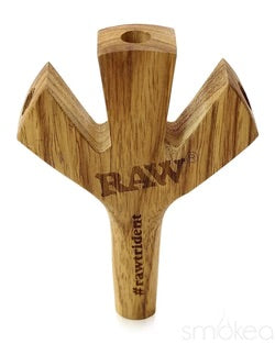 Raw Wood Trident Cigarette Holder