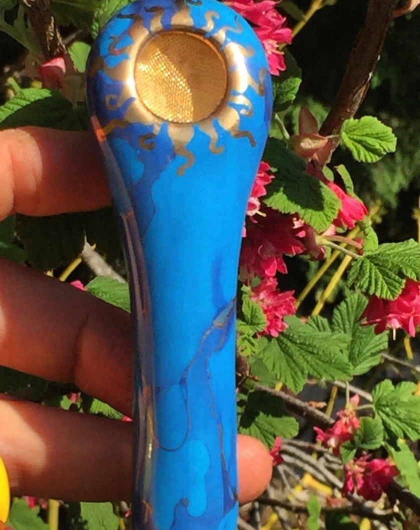 Ancient Creations Ceramics Spoon Hand Pipe